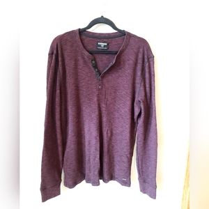 Express long sleeve waffle shirt